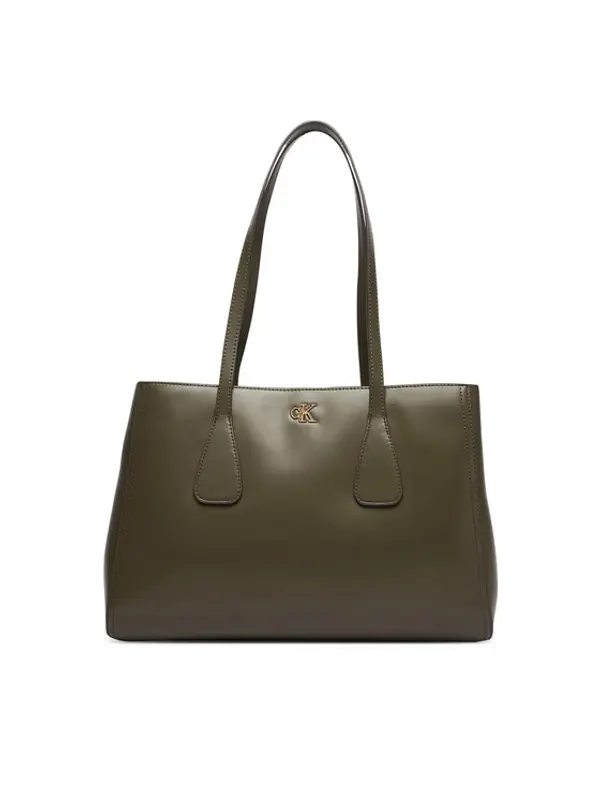 Calvin Klein Calvin Klein Torbica Ck Medium Work Tote LV04F3442G Zelena