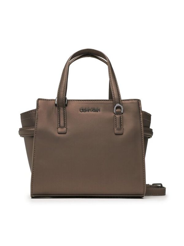 Calvin Klein Calvin Klein Torbica Ck Must Mini Tote Rubberized K60K610192 Smeđa