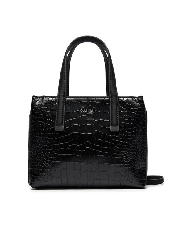 Calvin Klein Calvin Klein Torbica Ck Must Mini Tote_Croco K60K612163 Crna
