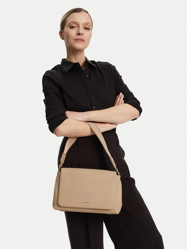 Calvin Klein Calvin Klein Torbica Ck Must Satchel_Mono K60K613181 Bež