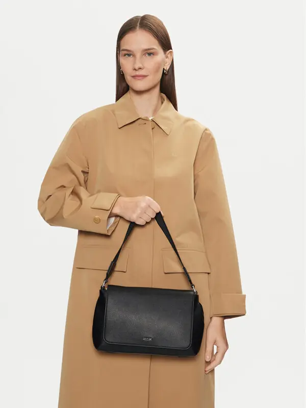 Calvin Klein Calvin Klein Torbica Ck Must Top Handle Bag_Caviar K60K613085 Crna