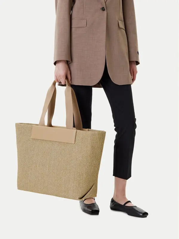 Calvin Klein Calvin Klein Torbica Ck Raffia Large Shopper K60K613025 Bež