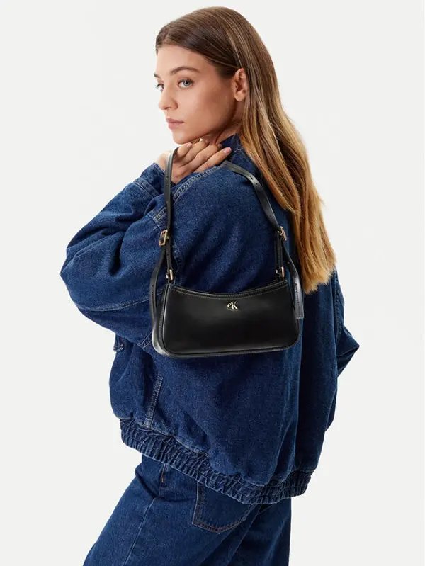 Calvin Klein Calvin Klein Torbica Ck Small Shoulder Bag LV04F3170G Crna