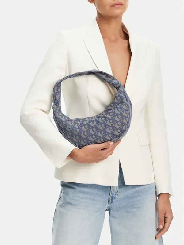 Calvin Klein Calvin Klein Torbica Ckj Monogram Pinched Medium Shou LV04F3206G Plava