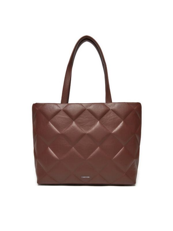 Calvin Klein Calvin Klein Torbica Diamond Quilt K60K612906 Smeđa