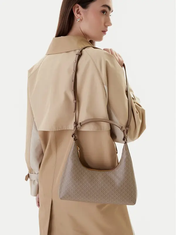 Calvin Klein Calvin Klein Torbica Emblem Aop Conv Shoulder Bag LV04F3298G Bež