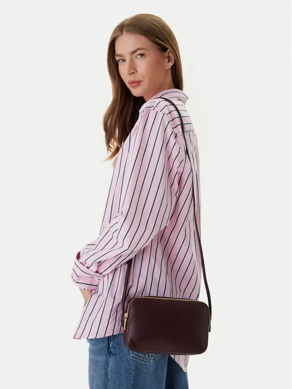Calvin Klein Calvin Klein Torbica Emblem Aop Elongated Camera Bag LV04F3268G Tamnocrvena
