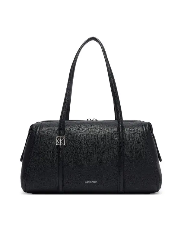 Calvin Klein Calvin Klein Torbica Emblem Hw Pebble Doctor Shoulder LV04F3614G Crna