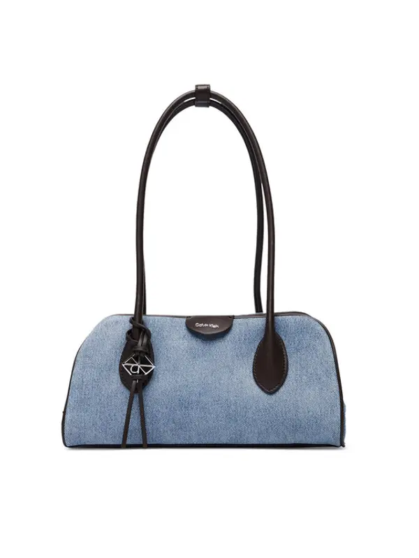 Calvin Klein Calvin Klein Torbica Emblem Trio Denim Shoulder Bag LV04F3830G Plava