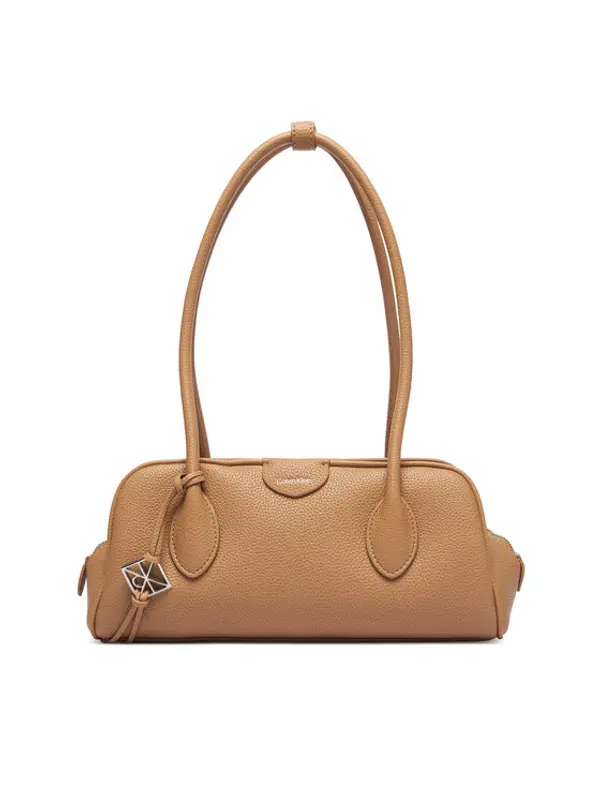Calvin Klein Calvin Klein Torbica Emblem Trio Pebble Shoulder Bag LV04F3743G Bež