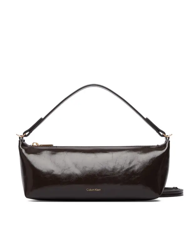 Calvin Klein Calvin Klein Torbica Foil Logo Glossy Conv Bag LV04F3738G Smeđa