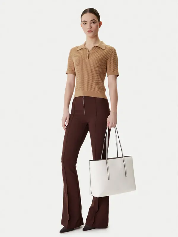 Calvin Klein Calvin Klein Torbica Foil Logo Tote W/Pouch LV04F3274G Bijela