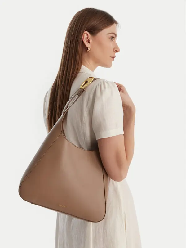 Calvin Klein Calvin Klein Torbica Hardware Adj Strap Medium Bag LV04F3402G Bež