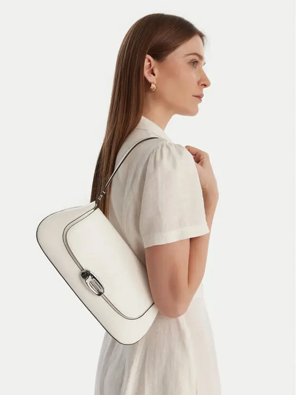 Calvin Klein Calvin Klein Torbica Hardware Flap Shoulder Bag LV04F3146G Bijela