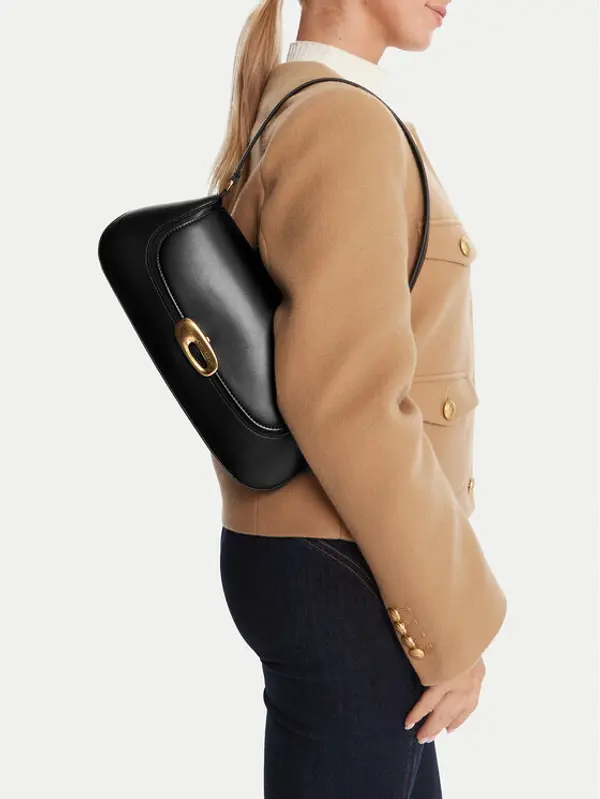 Calvin Klein Calvin Klein Torbica Hardware Flap Shoulder Bag LV04F3146G Crna