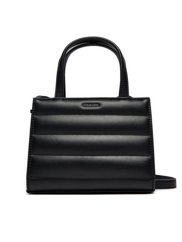Calvin Klein Calvin Klein Torbica Line Quilt Mini Tote K60K612116 Crna