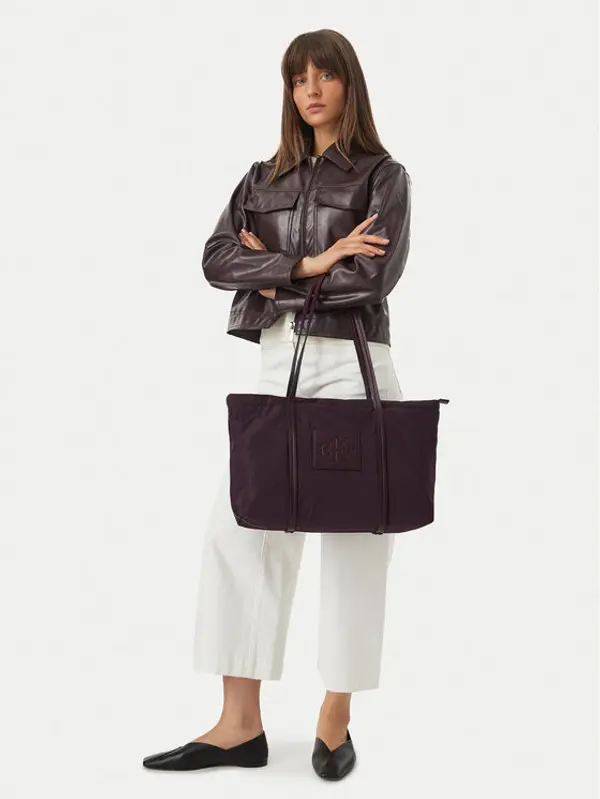 Calvin Klein Calvin Klein Torbica Medium Tote LV04F3869G Tamnocrvena