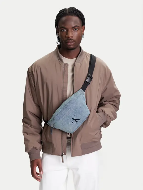 Calvin Klein Calvin Klein Torbica oko struka﻿ Ckj Denim Waistbag LV04G3149G Svijetloplava