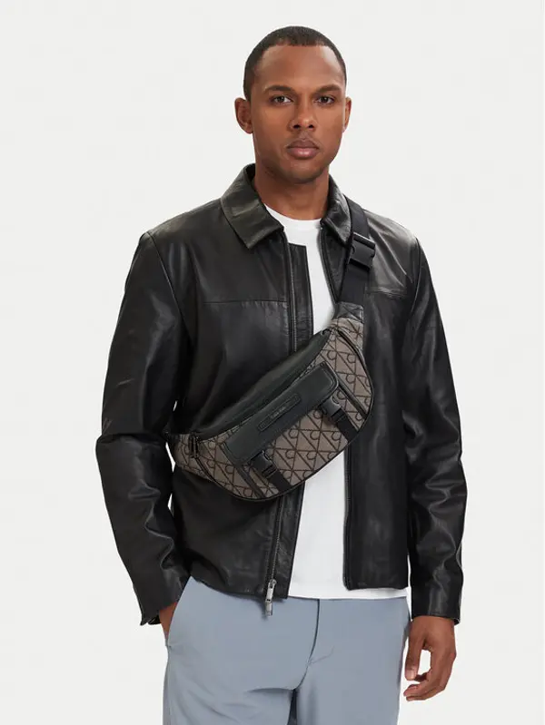 Calvin Klein Calvin Klein Torbica oko struka﻿ Mixed Emblem Aop LV04D3382G Bež