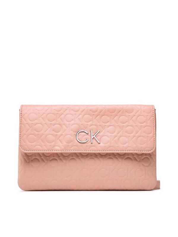 Calvin Klein Calvin Klein Torbica Re-Lock Dbl Crossbody Emb Mono K60K610206 Ružičasta