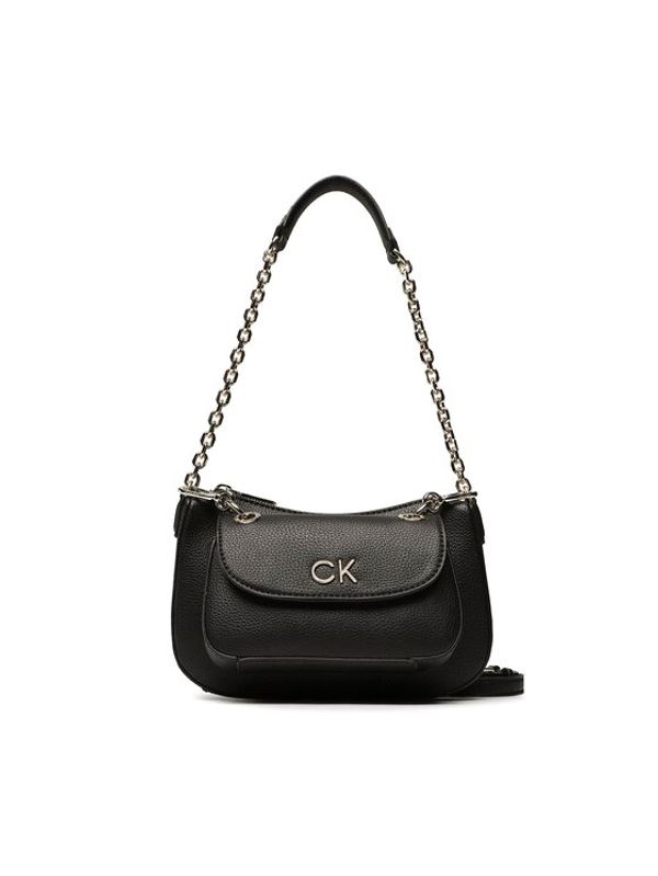 Calvin Klein Calvin Klein Torbica Re-Lock Dbl Shoulder Bag K60K610183 Crna