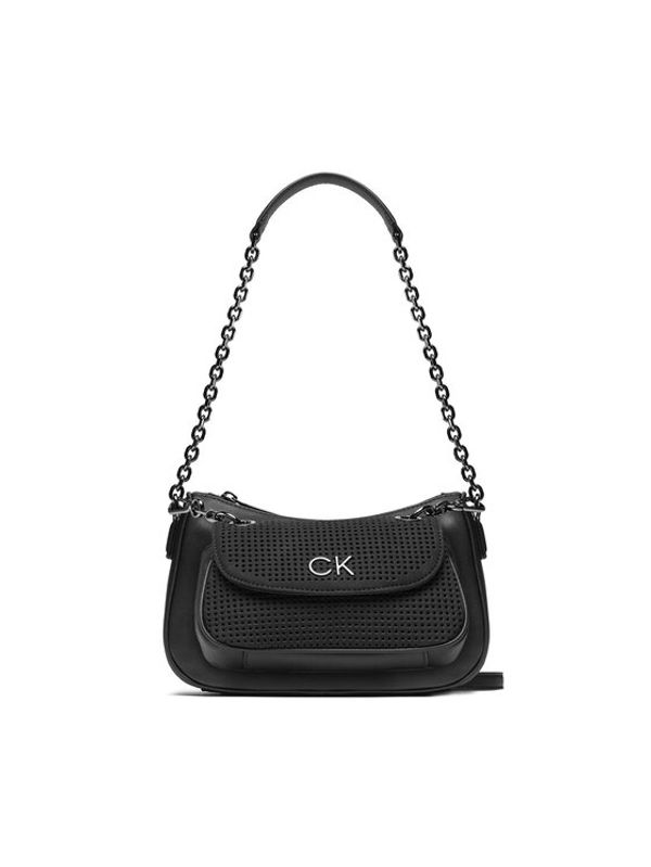 Calvin Klein Calvin Klein Torbica Re-Lock Dbl Shoulder Bag Perf K60K610620 Crna
