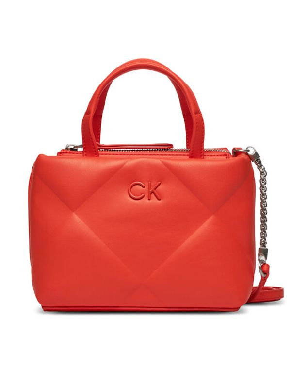 Calvin Klein Calvin Klein Torbica Re-Lock Quilt Tote Mini K60K611340 Narančasta