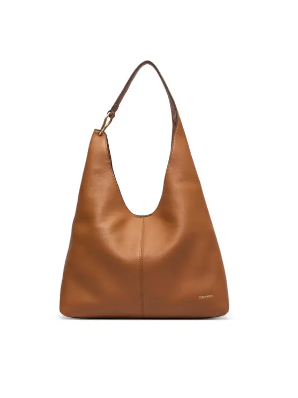 Calvin Klein Calvin Klein Torbica Slouchy Leather Md Shoulder Bag LV04F3543G Zelena