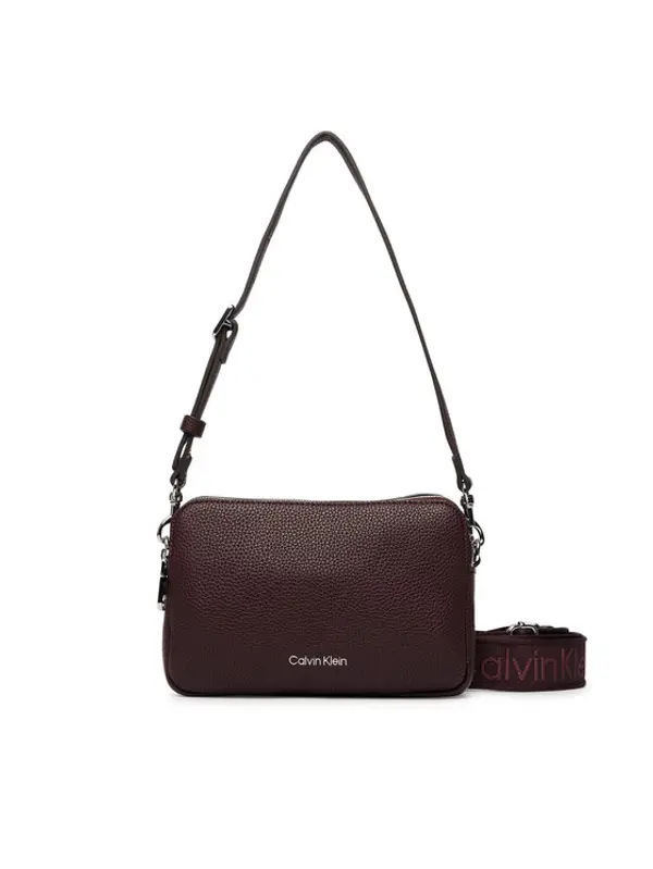 Calvin Klein Calvin Klein Torbica Webbing 2X Strap Camera Bag LV04F3656G Smeđa