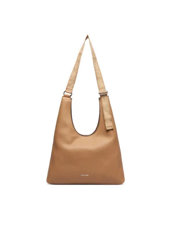 Calvin Klein Calvin Klein Torbica Webbing Adj Strap Large Shoulder LV04F3643G Bež