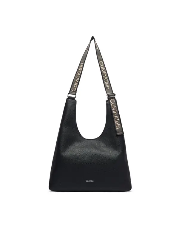 Calvin Klein Calvin Klein Torbica Webbing Adj Strap Large Shoulder LV04F3643G Crna