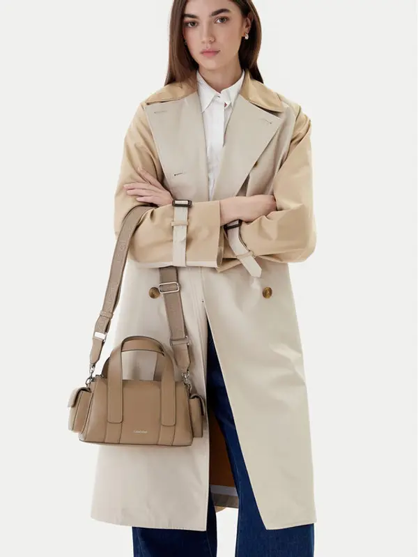 Calvin Klein Calvin Klein Torbica Webbing Strap Pocket Bag LV04F3291G Bež
