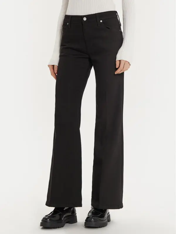 Calvin Klein Calvin Klein Traperice K20K207610 Crna Flare Fit