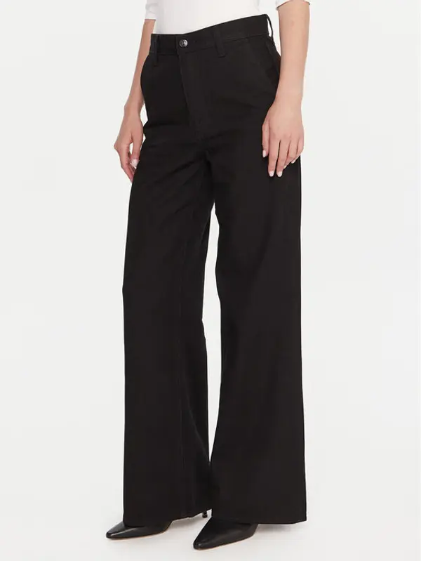 Calvin Klein Calvin Klein Traperice LV047D770G Crna Wide Leg
