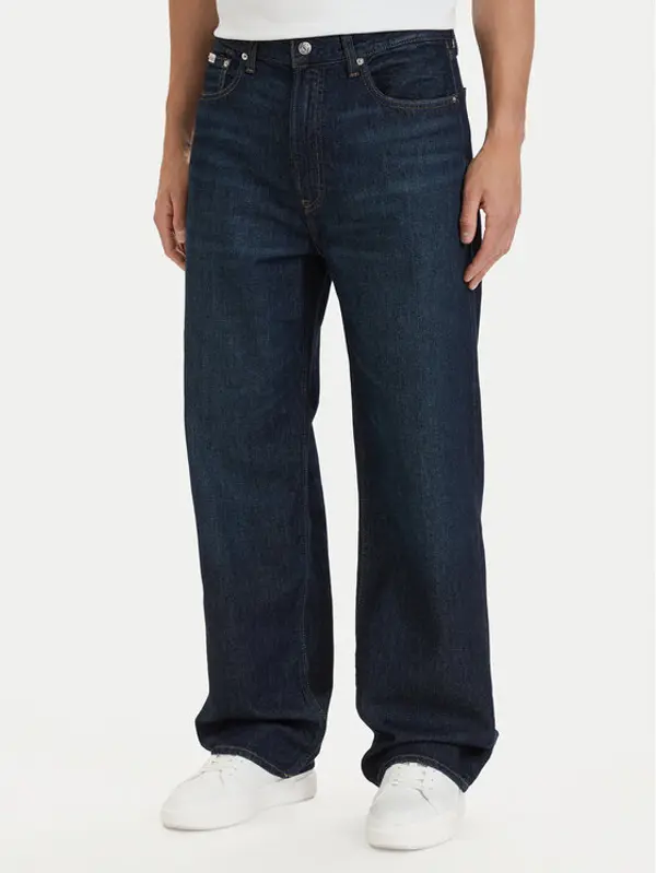Calvin Klein Calvin Klein Traperice LV04RG785G Tamnoplava Baggy Fit