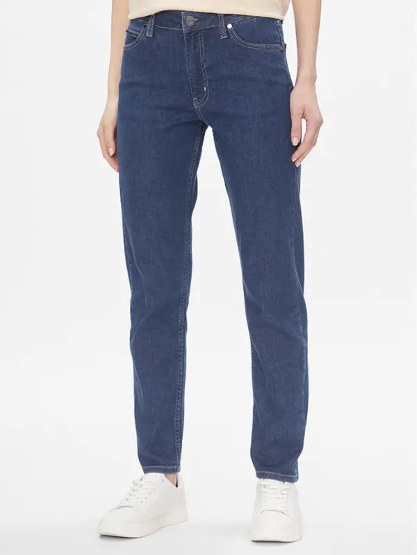 Calvin Klein Calvin Klein Traperice Mid Rise Slim - Mid Blue K20K206780 Plava Slim Fit