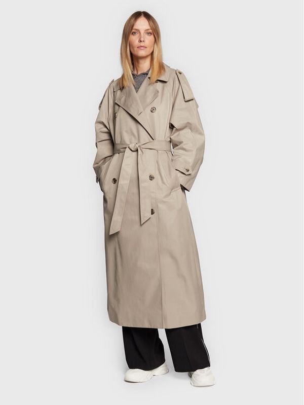 Calvin Klein Calvin Klein Trench K20K204997 Zelena Oversize