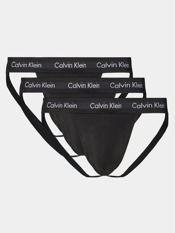 Calvin Klein Underwear Calvin Klein Underwear Komplet od 3 para gaćica Jock Strap  000NB3363A Crna