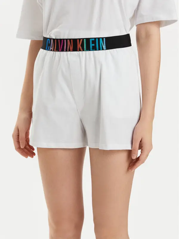 Calvin Klein Underwear Calvin Klein Underwear Kratke hlače 000QS7194E Bijela Relaxed Fit