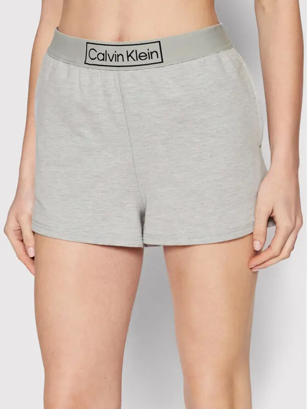 Calvin Klein Underwear Calvin Klein Underwear Kratke pidžama hlače 000QS6799E Siva Regular Fit