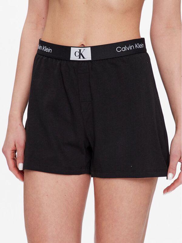 Calvin Klein Underwear Calvin Klein Underwear Kratke pidžama hlače 000QS6947E Crna Regular Fit