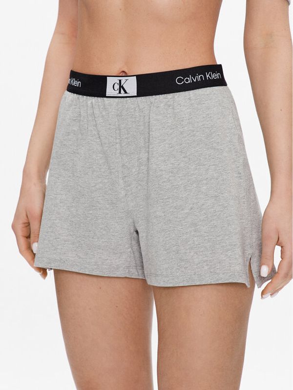 Calvin Klein Underwear Calvin Klein Underwear Kratke pidžama hlače 000QS6947E Siva Regular Fit