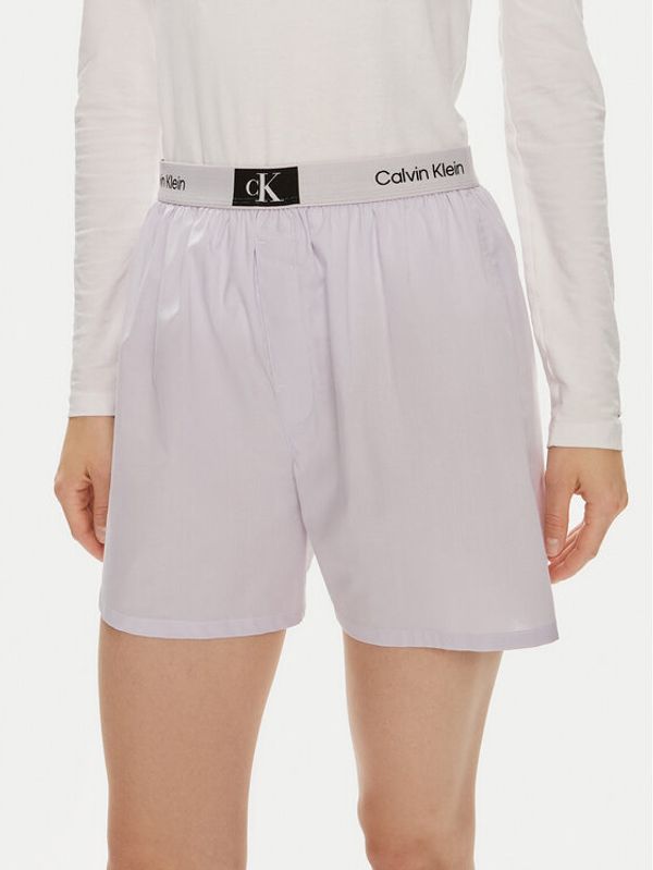 Calvin Klein Underwear Calvin Klein Underwear Kratke pidžama hlače 000QS6972E Ljubičasta Relaxed Fit