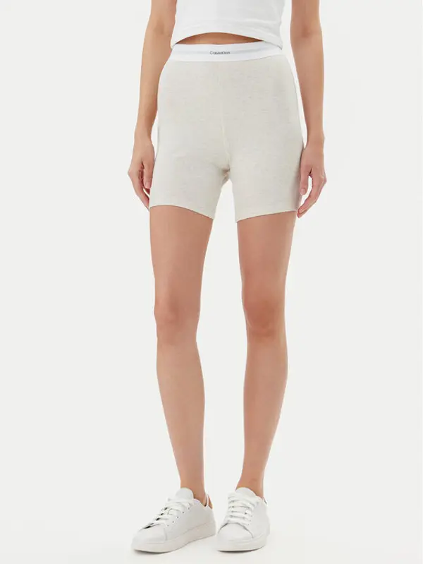 Calvin Klein Underwear Calvin Klein Underwear Kratke pidžama hlače 000QS7216E Bež Slim Fit