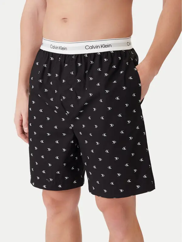 Calvin Klein Underwear Calvin Klein Underwear Kratke pidžama hlače LV00NM2832 Crna Regular Fit