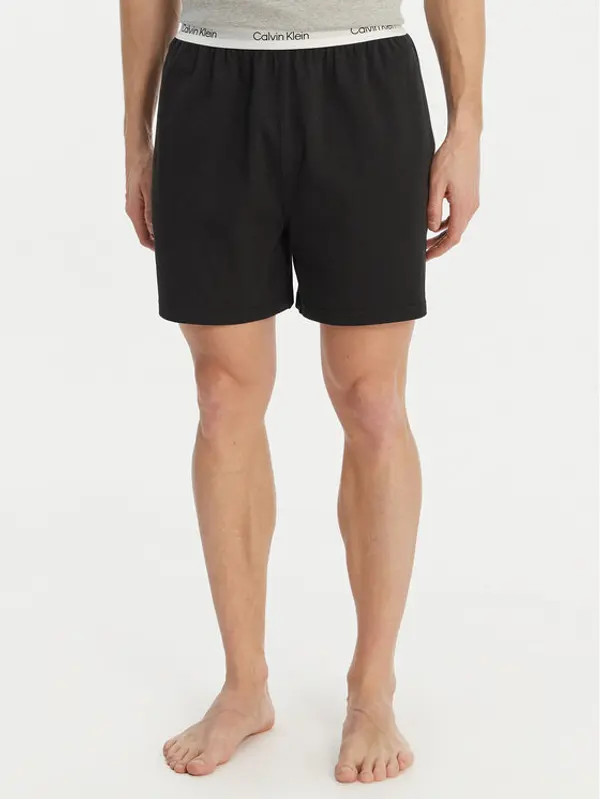 Calvin Klein Underwear Calvin Klein Underwear Kratke pidžama hlače LV00NM2927 Crna Relaxed Fit