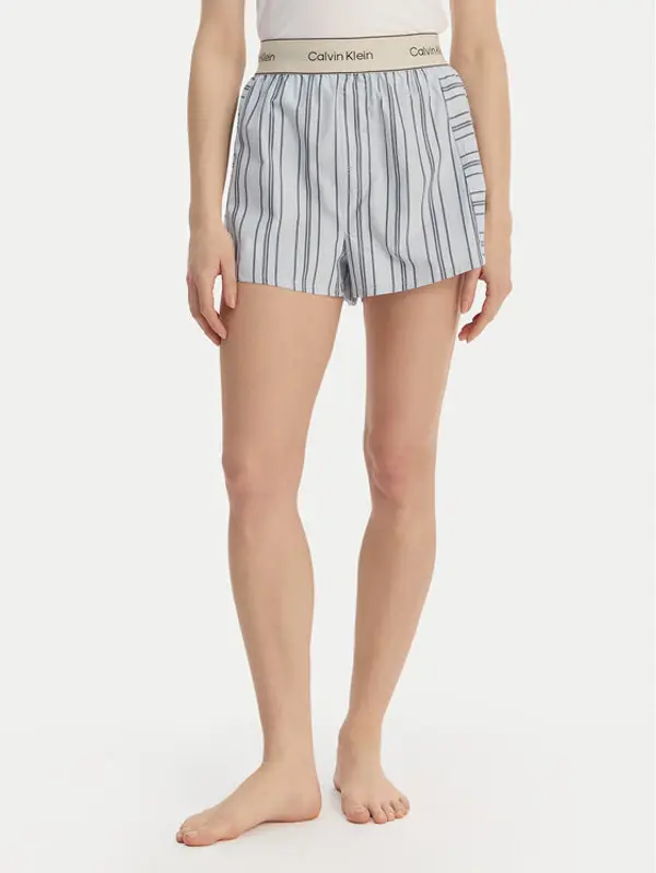 Calvin Klein Underwear Calvin Klein Underwear Kratke pidžama hlače LV00QS7519 Plava Relaxed Fit