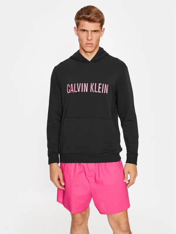 Calvin Klein Underwear Calvin Klein Underwear Majica dugih rukava 000NM1966E Crna Regular Fit