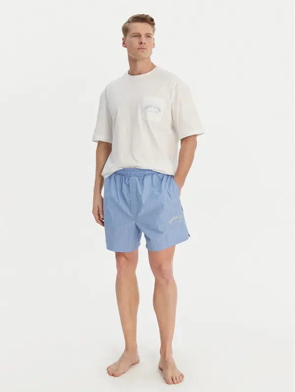 Calvin Klein Underwear Calvin Klein Underwear Pidžama Heritage LV00NM3016 Plava Relaxed Fit