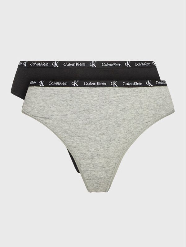 Calvin Klein Underwear Calvin Klein Underwear Set od 2 para klasičnih gaćica 000QD3991E Šarena
